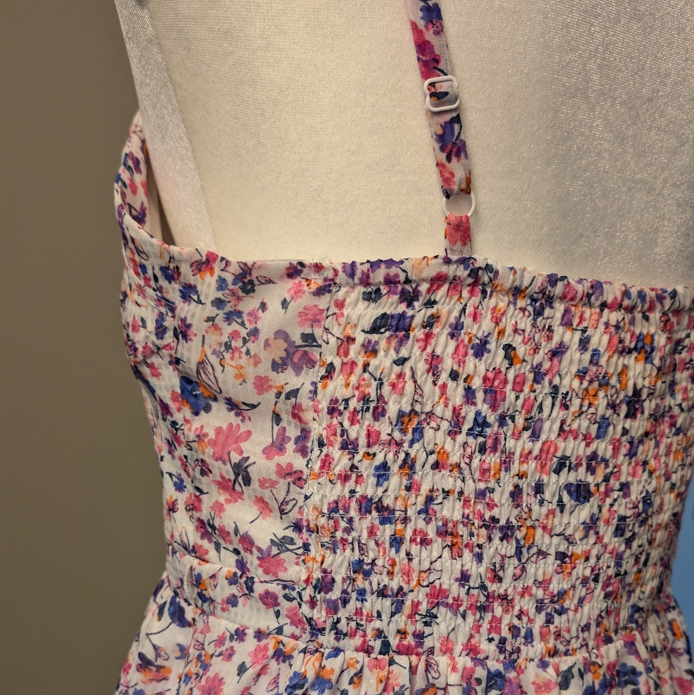 Candie's White Floral Dress Size XL - Picture 5 of 6